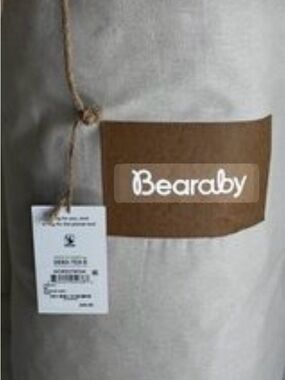 Bearaby Organic Cotton Throw Blanket in Cream